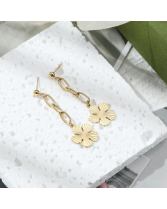 Lady Geometric Stainless Steel Earrings Plating Stainless Steel Earrings