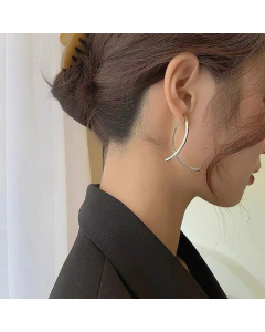 Fashion Geometric Stainless Steel Ear Studs Plating Stainless Steel Earrings