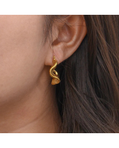 Simple Style Geometric Stainless Steel Earrings Irregular Plating Stainless Steel Earrings