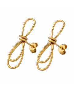 Fashion Geometric Titanium Steel Earrings Plating Stainless Steel Earrings