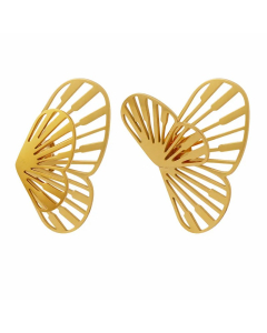 Fashion Butterfly Titanium Steel Ear Studs Stainless Steel Earrings