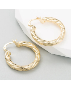 Fashion Geometric Titanium Steel Hoop Earrings Plating Stainless Steel Earrings