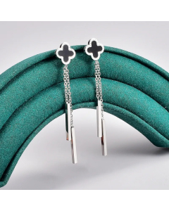 Fashion Titanium Steel Drop Earrings Plating Stainless Steel Earrings_colorza_3