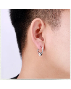 Fashion Geometric Stainless Steel Earrings Plating Stainless Steel Earrings 1 Piece