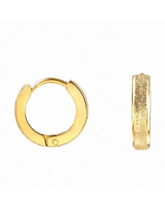 Simple Style Geometric Titanium Steel Hoop Earrings Polishing Stainless Steel Earrings