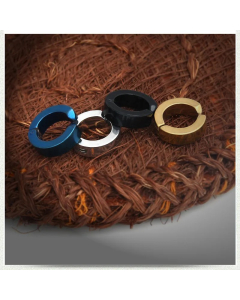 Fashion U Shape Titanium Steel Earrings Plating Stainless Steel Earrings 1 Piece