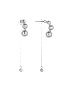 Stainless Steel Earrings - Silver Color