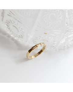 Fine Jewelry Snake-shaped Bamboo Stainless Steel Ring 