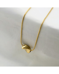 Wholesale Stainless Steel Snake Bone Chain Simple Style Geometric Pendant Clavicle Chain Necklace