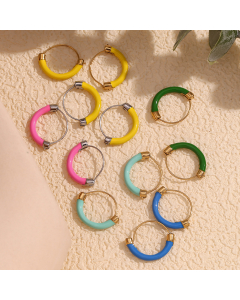 Wholesale Stainless Steel Earrings Hanging Basket Drop Oil Earrings