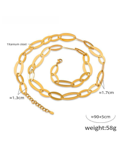 Wholesale Stainless Steel Jewelry Sets Personality Interlocking Design Necklace