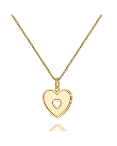 Plated 18K Gold Love Shell Necklace Wholesale Stainless Steel Pendant Necklace