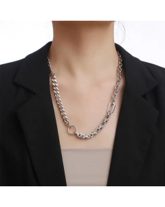 Titanium steel stitching necklace trendy fashion accessories wholesale