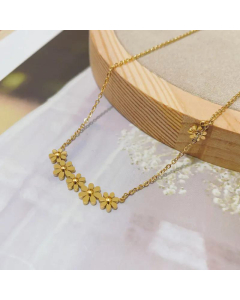 New Style Sunflower Small Daisy Titanium Steel Necklace