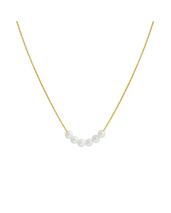 Simple Pearl Clavicle Chain Jewelry Titanium Steel Necklace