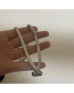 European And American Stacking Stainless Steel Thick Snake Chain Short Necklace