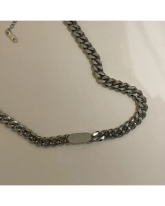 Titanium Steel Necklace Simple Chain European And American Not Easy To Fade Necklace