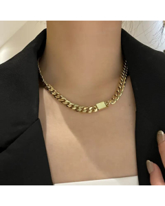 Titanium Steel Necklace Simple Chain European And American Not Easy To Fade Necklace