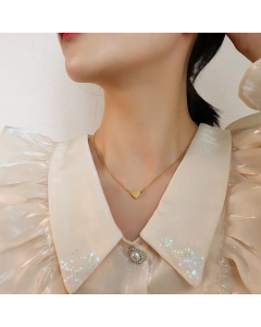 Korean Heart-Shape Titanium Steel Necklace Wholesale