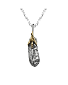 Trendy Eagle Claw Men Necklace Retro Punk Pendant