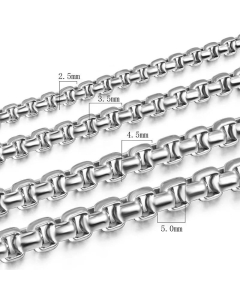 Retro Titanium Steel Interlocking Necklace Wholesale