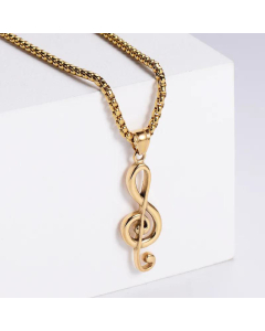  Japanese And Korean Style Electroplating Music Symbol Men And Women Musical Note Ornament Gift