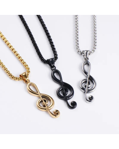  Japanese And Korean Style Electroplating Music Symbol Men And Women Musical Note Ornament Gift