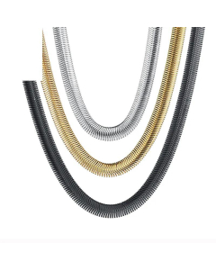  Flat Snake Mixed Batch Chain Simple Snake Bone Stainless Steel