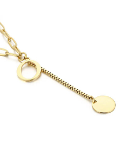 Internet Influencer Cold Style Fresh Women Necklace Korean Style 26 Letters All-Match Stainless Steel Necklace