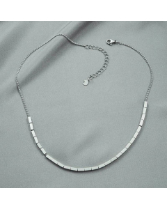 Fashion Clavicle Chain Necklace Personality Small Square Titanium Steel Necklace