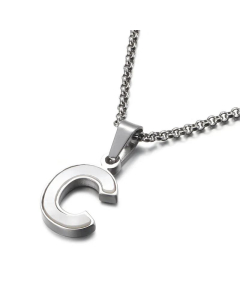 Fine Shell English Letter Clavicle Chain Necklace Stainless Steel Wholesale