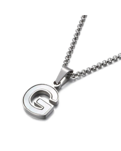 Fine Shell English Letter Clavicle Chain Necklace Stainless Steel Wholesale