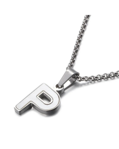 Fine Shell English Letter Clavicle Chain Necklace Stainless Steel Wholesale