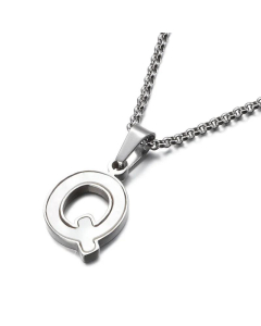 Fine Shell English Letter Clavicle Chain Necklace Stainless Steel Wholesale