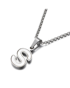 Fine Shell English Letter Clavicle Chain Necklace Stainless Steel Wholesale