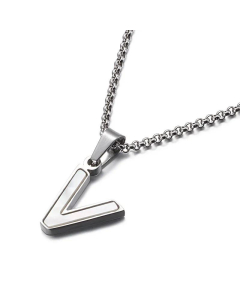 Fine Shell English Letter Clavicle Chain Necklace Stainless Steel Wholesale