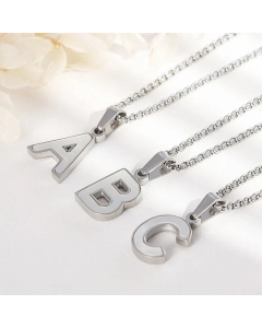 Fine Shell English Letter Clavicle Chain Necklace Stainless Steel Wholesale