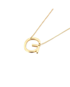 Stainless Steel 26 Letters Pendant Necklace Cross Border Supply Creative Ornament