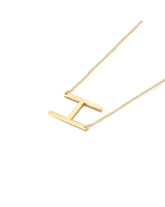Stainless Steel 26 Letters Pendant Necklace Cross Border Supply Creative Ornament
