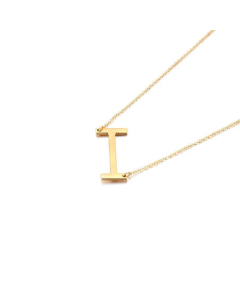 Stainless Steel 26 Letters Pendant Necklace Cross Border Supply Creative Ornament