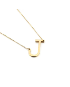 Stainless Steel 26 Letters Pendant Necklace Cross Border Supply Creative Ornament