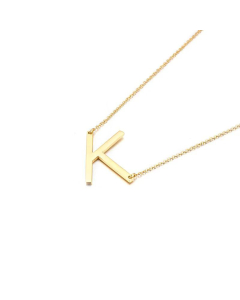 Stainless Steel 26 Letters Pendant Necklace Cross Border Supply Creative Ornament