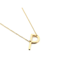 Stainless Steel 26 Letters Pendant Necklace Cross Border Supply Creative Ornament