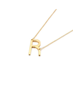 Stainless Steel 26 Letters Pendant Necklace Cross Border Supply Creative Ornament