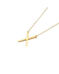 Stainless Steel 26 Letters Pendant Necklace Cross Border Supply Creative Ornament