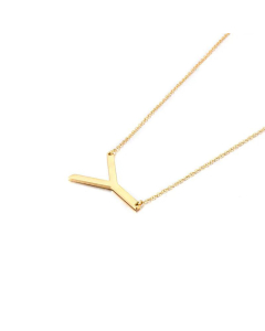 Stainless Steel 26 Letters Pendant Necklace Cross Border Supply Creative Ornament