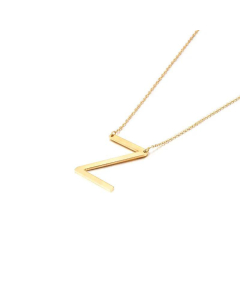 Stainless Steel 26 Letters Pendant Necklace Cross Border Supply Creative Ornament