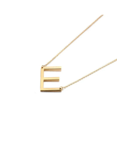 Stainless Steel 26 Letters Pendant Necklace Cross Border Supply Creative Ornament