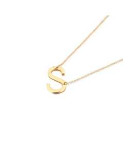 Stainless Steel 26 Letters Pendant Necklace Cross Border Supply Creative Ornament