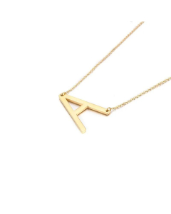 Stainless Steel 26 Letters Pendant Necklace Cross Border Supply Creative Ornament